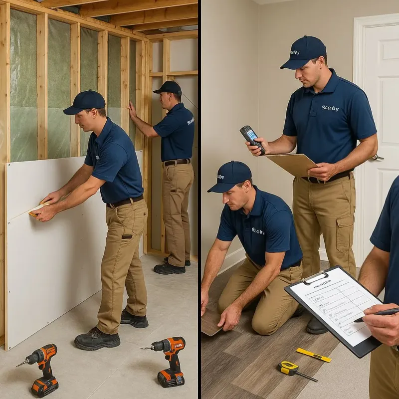 Repairs and Reconstruction process in Georgetown, DE